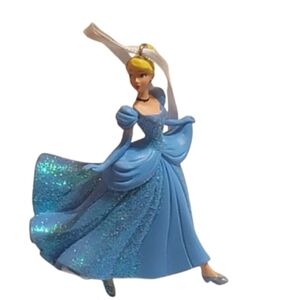 Disney Princess Cinderella Christmas ornament. It is a hanging figurine